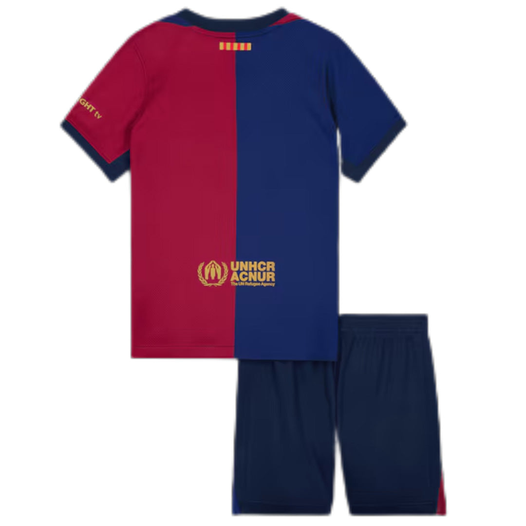 Kids Barcelona Home Jersey Kit