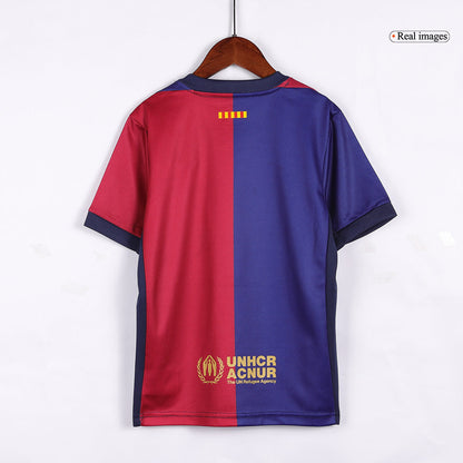 Kids Barcelona Home Spotify Logo Without Text Jersey Kit