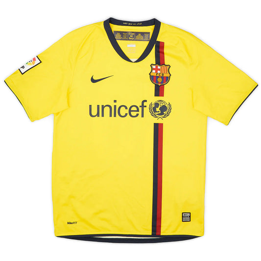 A.INIESTA #8 Retro Barcelona Away Jersey 2008/09