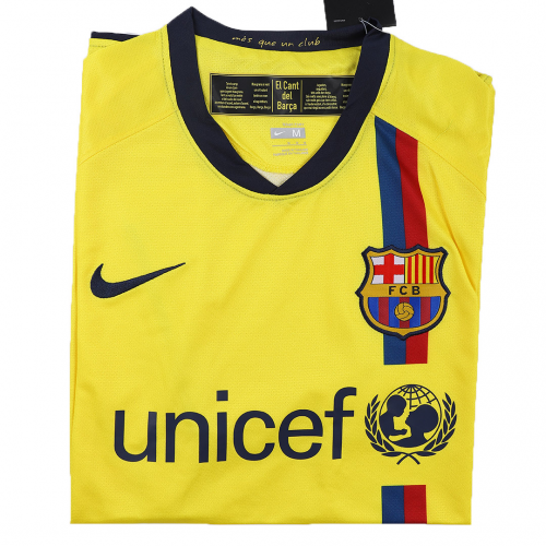 A.INIESTA #8 Retro Barcelona Away Jersey 2008/09