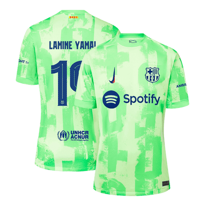 LAMINE YAMAL #19 Barcelona Third Jersey - UCL Font