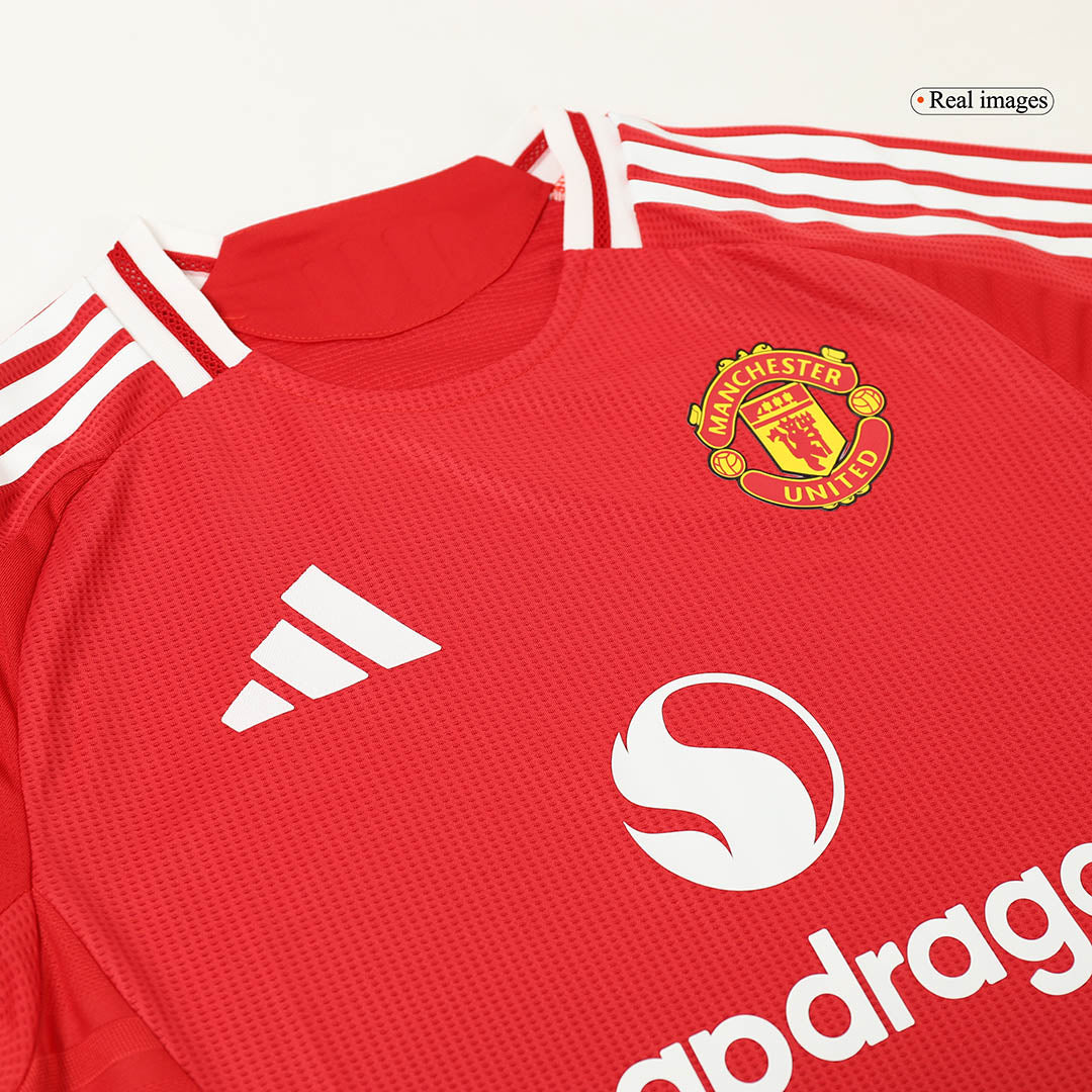 Manchester United Home Match Jersey+Shorts+Socks Full Kit Player Version