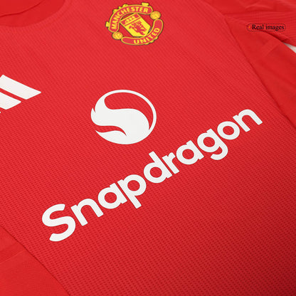 Manchester United Home Match Jersey+Shorts+Socks Full Kit Player Version