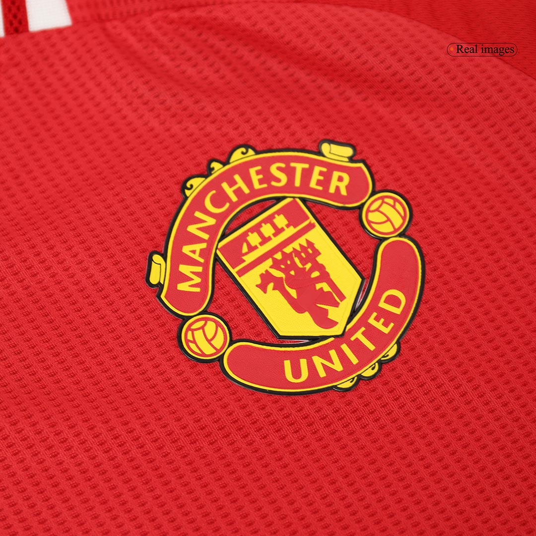Manchester United Home Match Jersey+Shorts Kit Player Version