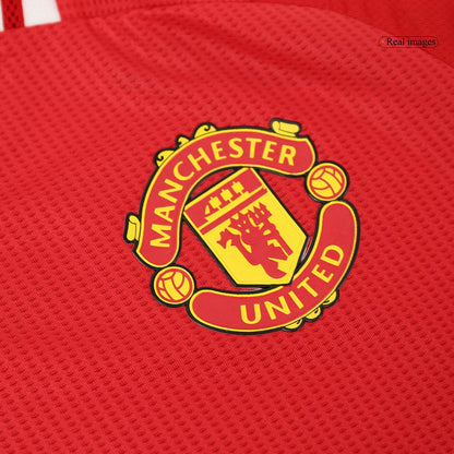 Manchester United Home Match Jersey+Shorts Kit Player Version