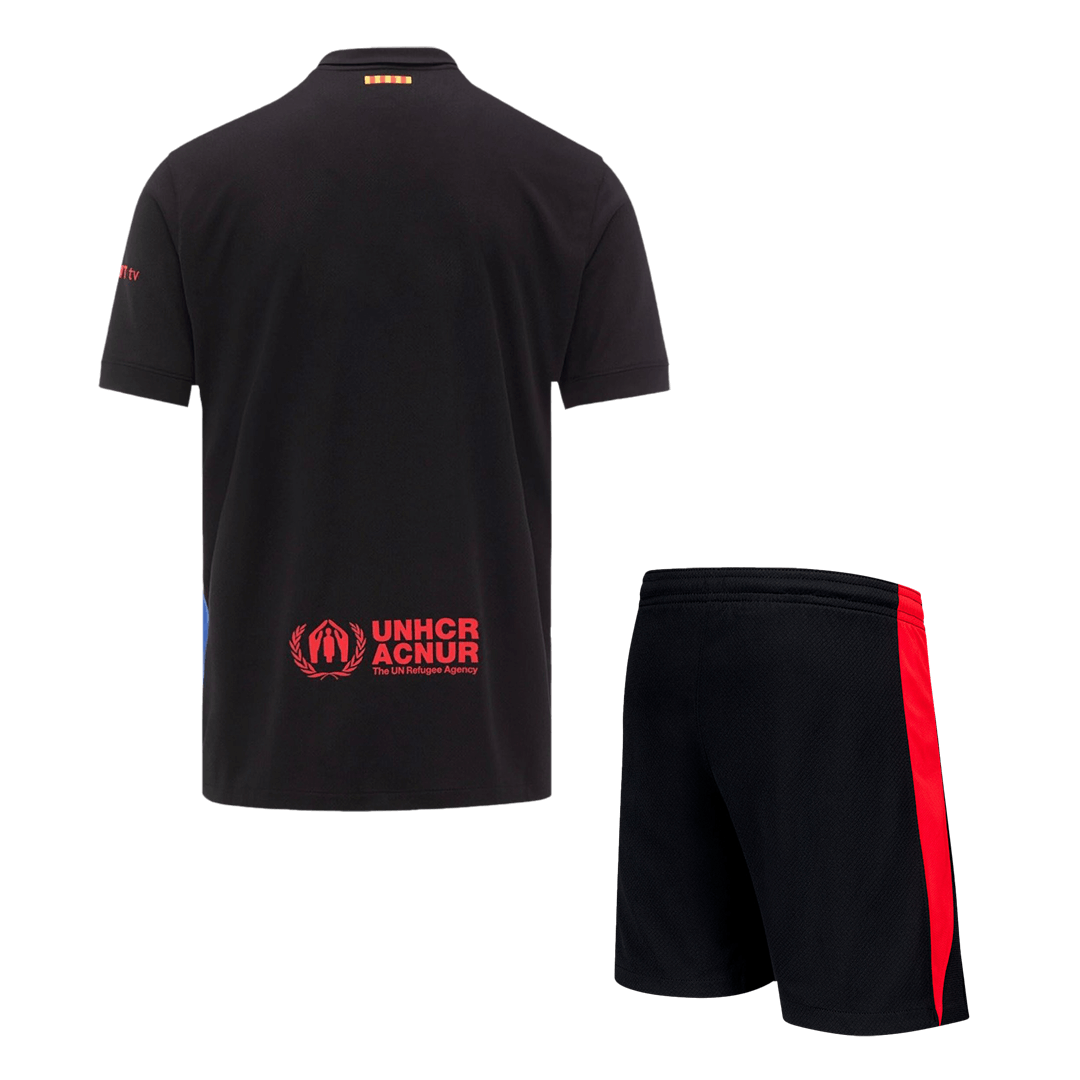Barcelona Away Spotify Logo Without Text Jersey Kit