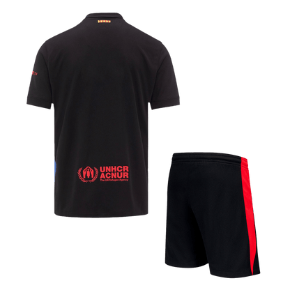 Barcelona Away Spotify Logo Without Text Jersey Kit
