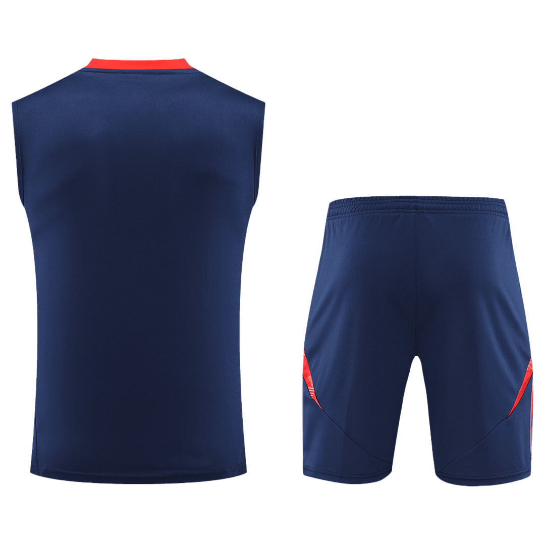 Manchester United Pre-Match Vest Kit(Jersey+Shorts)