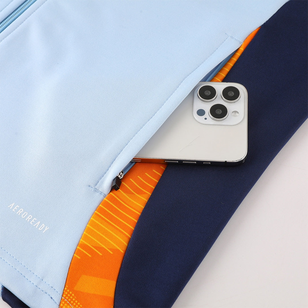 Real Madrid Training Jacket Gray