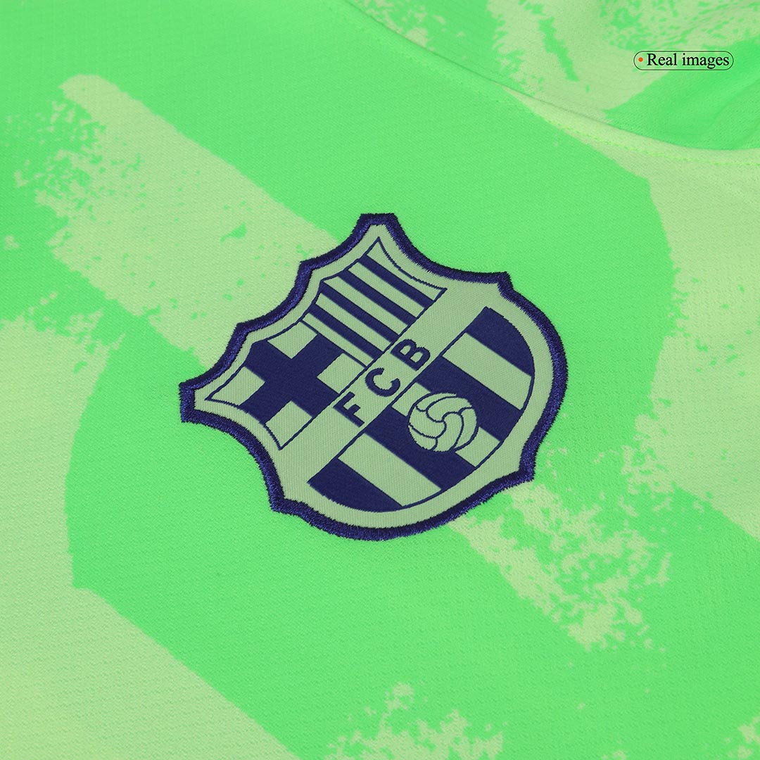 [Super Replica] Barcelona Third Spotify Logo Without Text Full Kit