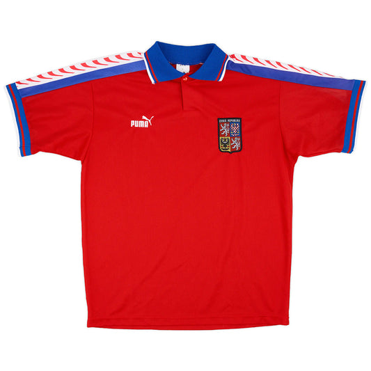 Poborsky #8 Czech Republic Home Jersey 1996/98