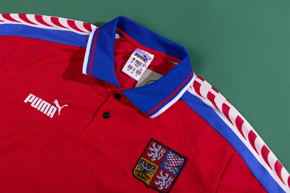 Poborsky #8 Czech Republic Home Jersey 1996/98