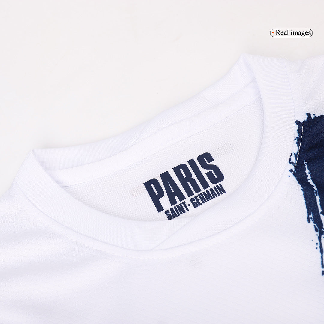 KVARATSKHELIA #7 Kids PSG Away Jersey Kit/26