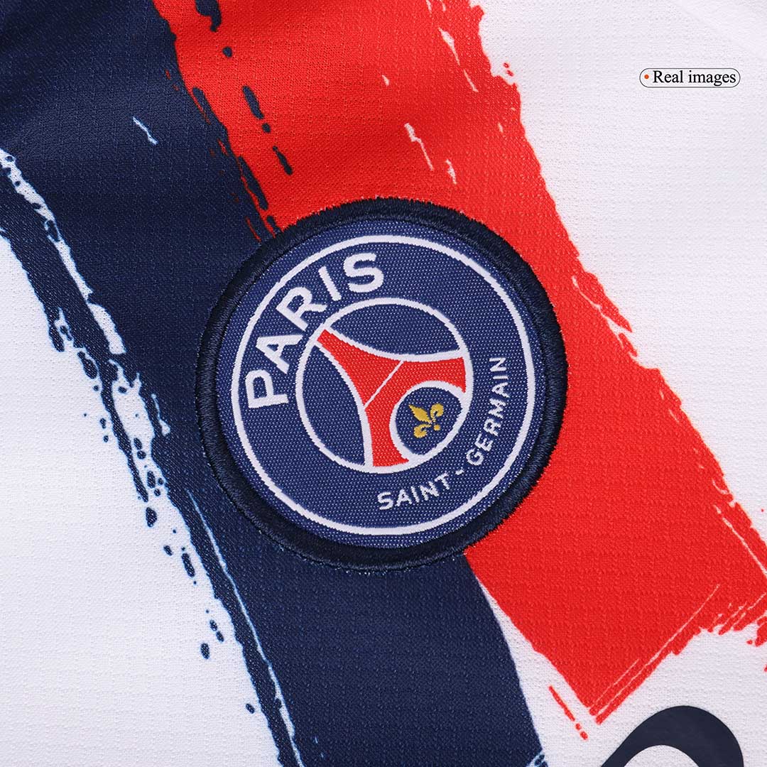 KVARATSKHELIA #7 Kids PSG Away Jersey Kit/26