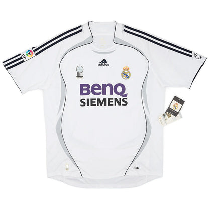 RAUL #7 Retro Real Madrid Home Jersey 2006/07