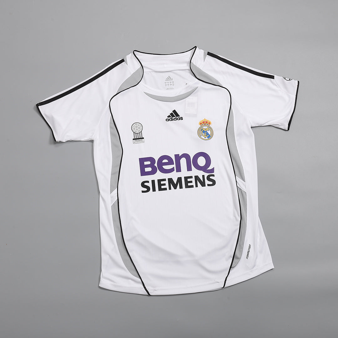 RAUL #7 Retro Real Madrid Home Jersey 2006/07