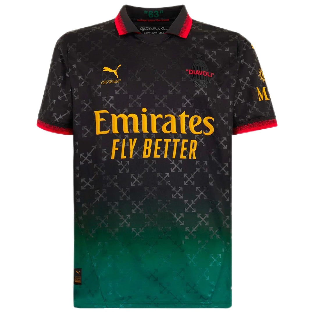 "GIMENEZ" #7 AC Milan Fourth Jersey