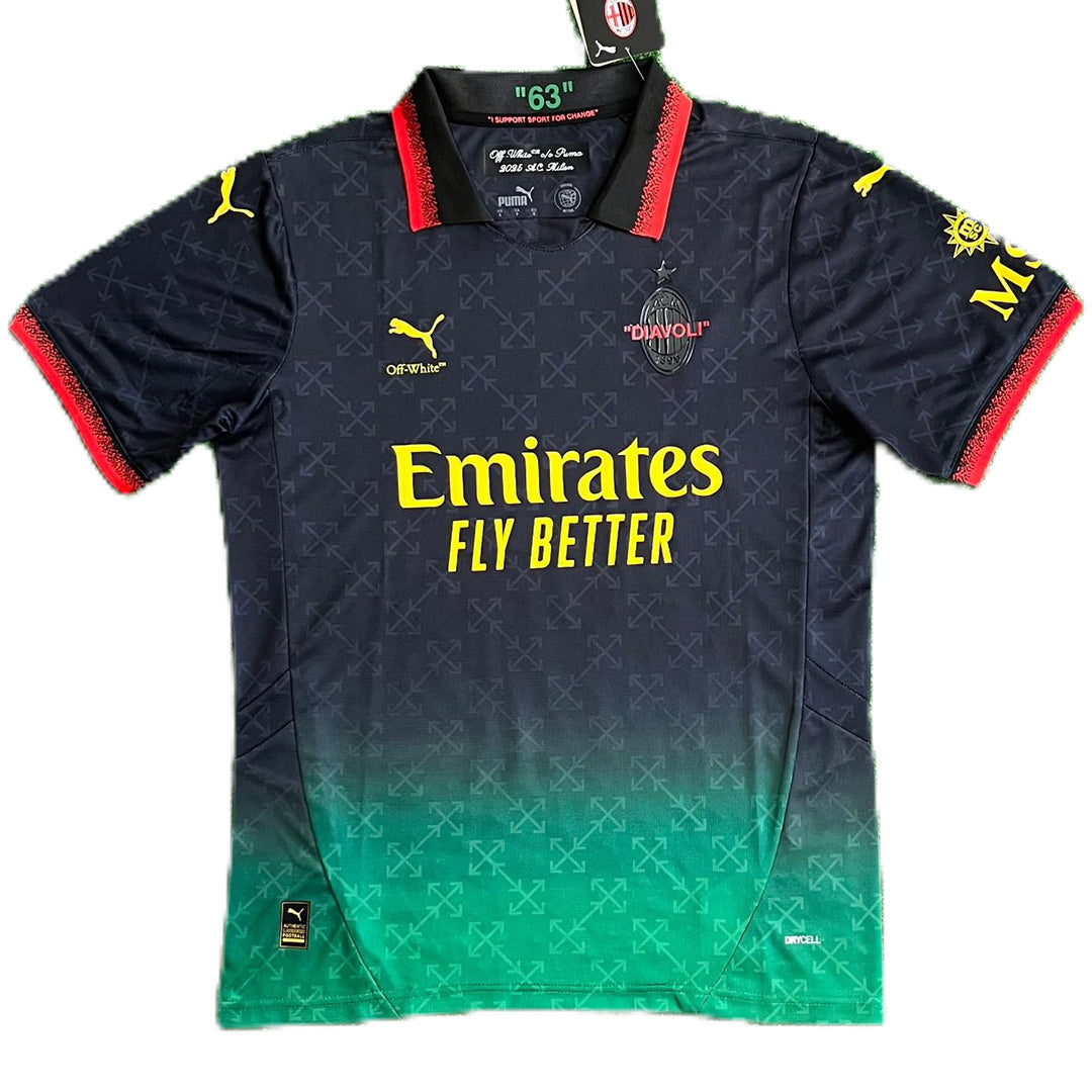 "GIMENEZ" #7 AC Milan Fourth Jersey