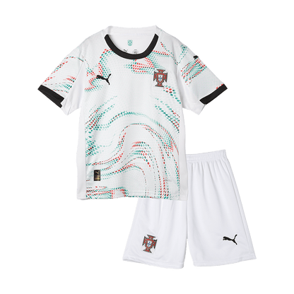 Kids Portugal Away Jersey Kit 2025
