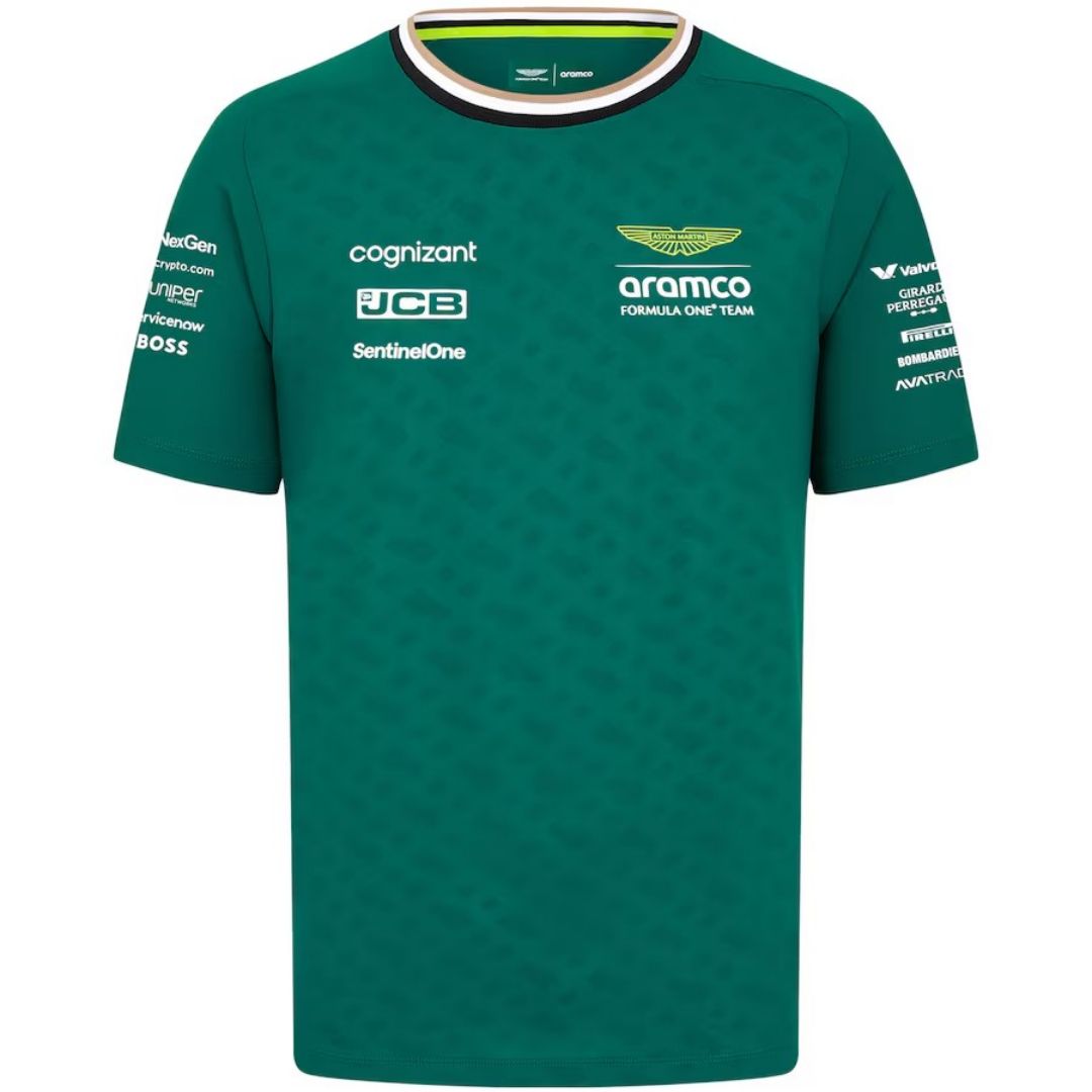 Aston Martin Aramco Cognizant F1 Racing Team Fernando Alonso Driver T-Shirt