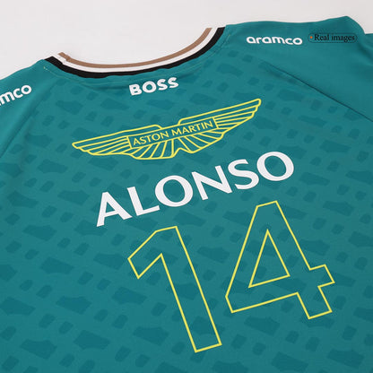 Aston Martin Aramco Cognizant F1 Racing Team Fernando Alonso Driver T-Shirt