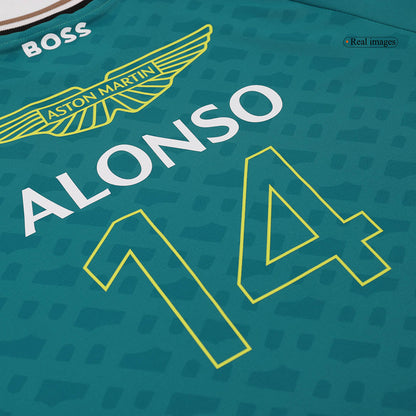 Aston Martin Aramco Cognizant F1 Racing Team Fernando Alonso Driver T-Shirt