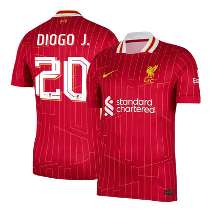 DIOGO J. #20 Liverpool Home Jersey - UCL