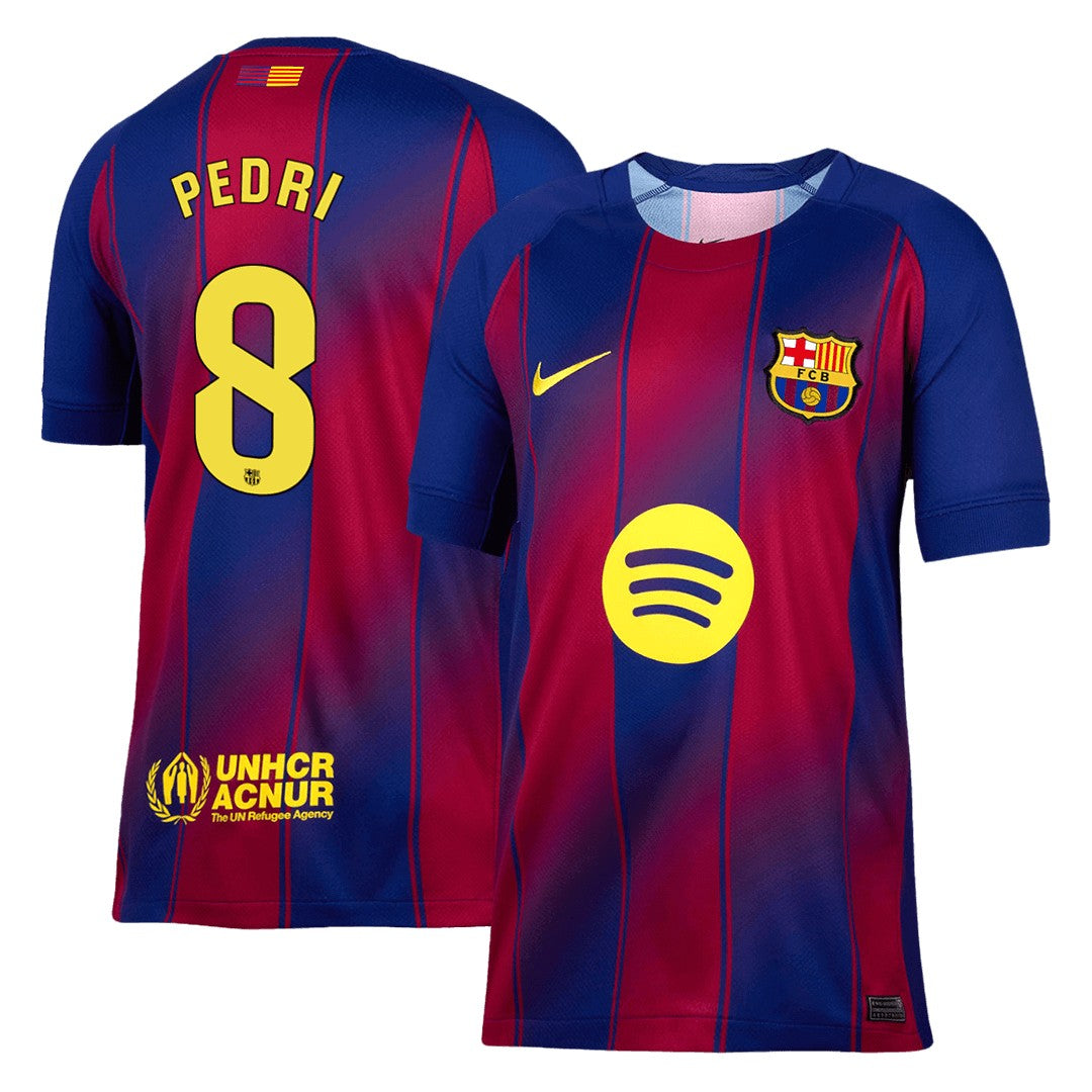 PEDRI #8 Barcelona Home Jersey 2025/26
