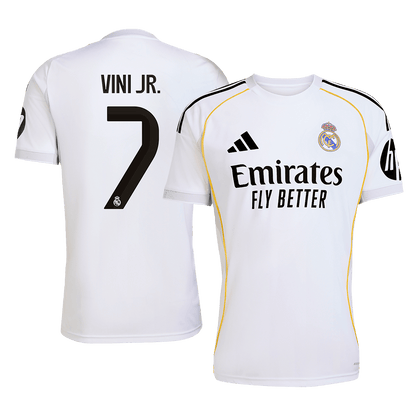 VINI JR. #7 Real Madrid Home Jersey 2025/26