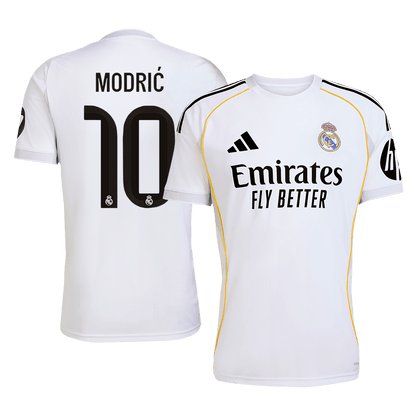 MODRIĆ #10 Real Madrid Home Jersey 2025/26