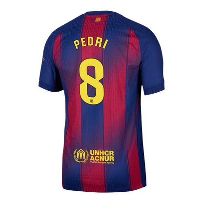 PEDRI #8 Barcelona Home Match Jersey Player Version 2025/26