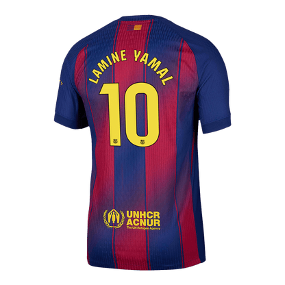 LAMINE YAMAL #10 Barcelona Home Match Jersey Player Version 2025/26