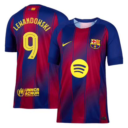 LEWANDOWSKI #9 Barcelona Home Jersey 2025/26 - UCL