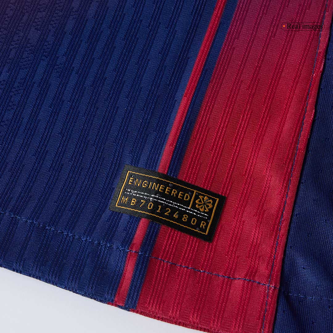 LAMINE YAMAL #10 Barcelona Home Match Jersey Player Version 2025/26 - UCL
