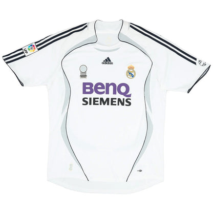 CANNAVARO #5 Retro Real Madrid Home Jersey 2006/07