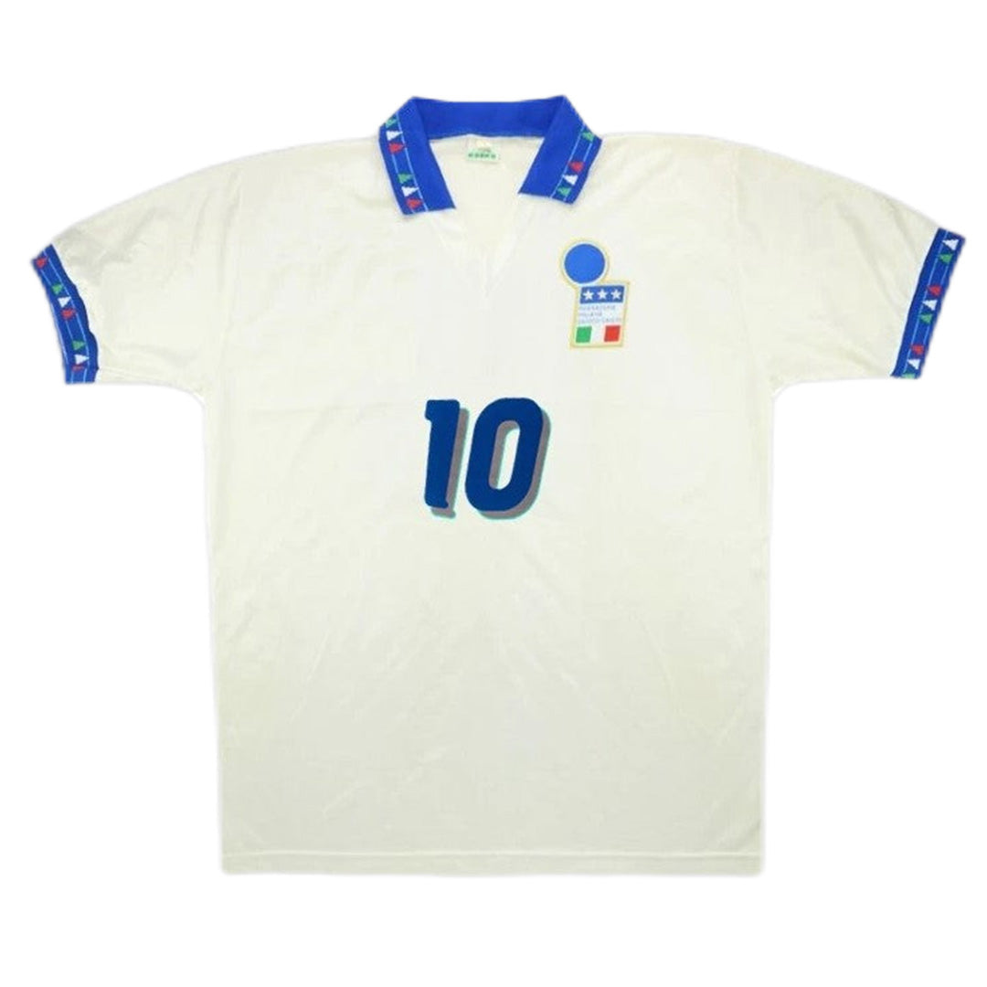 R.Baggio #10 Retro Italy Away Jersey World Cup 1994