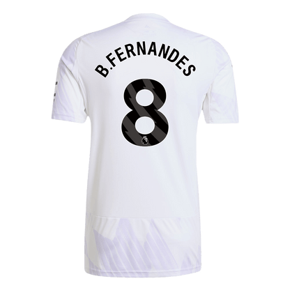 B.FERNANDES #8 Manchester United Away Jersey 2025/26