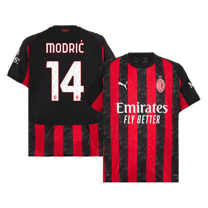 MODRIĆ #14 AC Milan Home Jersey 2025/26 - [Super Replica]