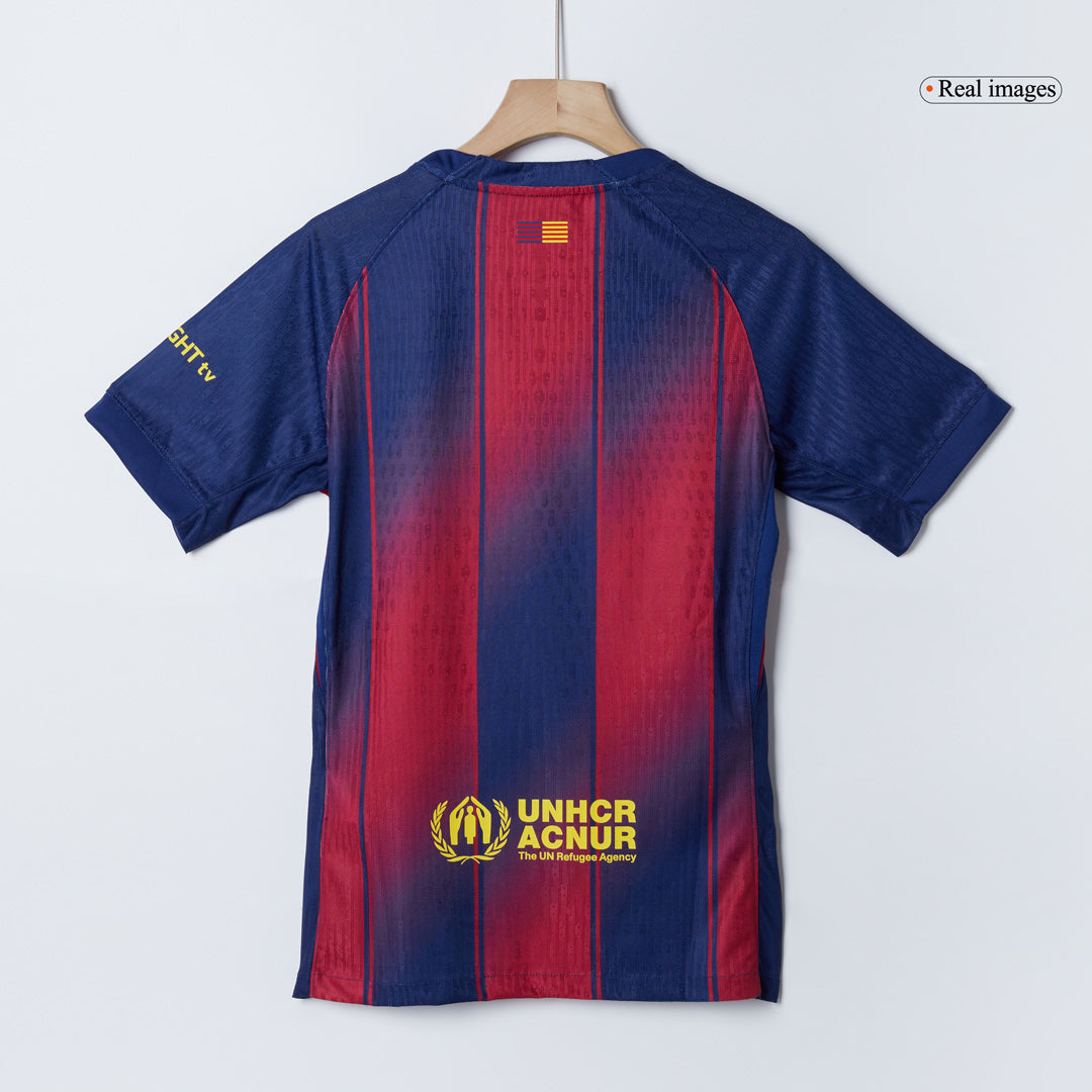 RASHFORD #14 Barcelona Home Match Jersey Player Version 2025/26 - UCL
