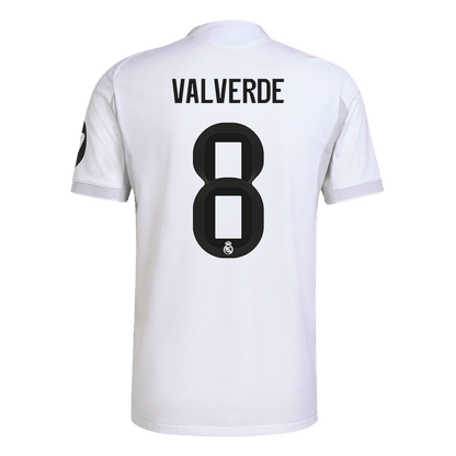 VALVERDE #8 Real Madrid Home Match Jersey Player Version 2025/26