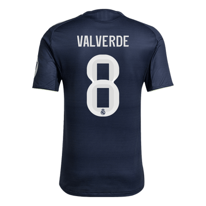 VALVERDE #8 Real Madrid Away Match Jersey Player Version 2025/26