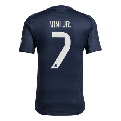 VINI JR. #7 Real Madrid Away Match Jersey Player Version 2025/26