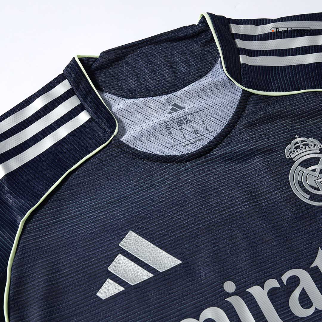 VINI JR. #7 Real Madrid Away Match Jersey Player Version 2025/26