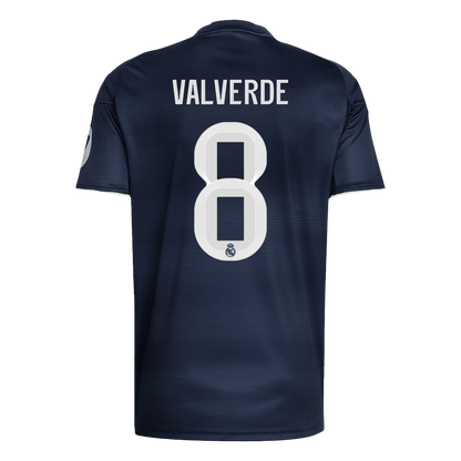 VALVERDE #8 Real Madrid Away Jersey 2025/26 - [Super Replica]