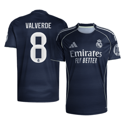 VALVERDE #8 Real Madrid Away Jersey 2025/26 - [Super Replica]