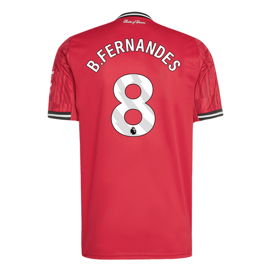 B.FERNANDES #8 Manchester United Home Jersey 2025/26- [Super Replica]