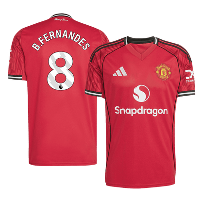 B.FERNANDES #8 Manchester United Home Jersey 2025/26- [Super Replica]