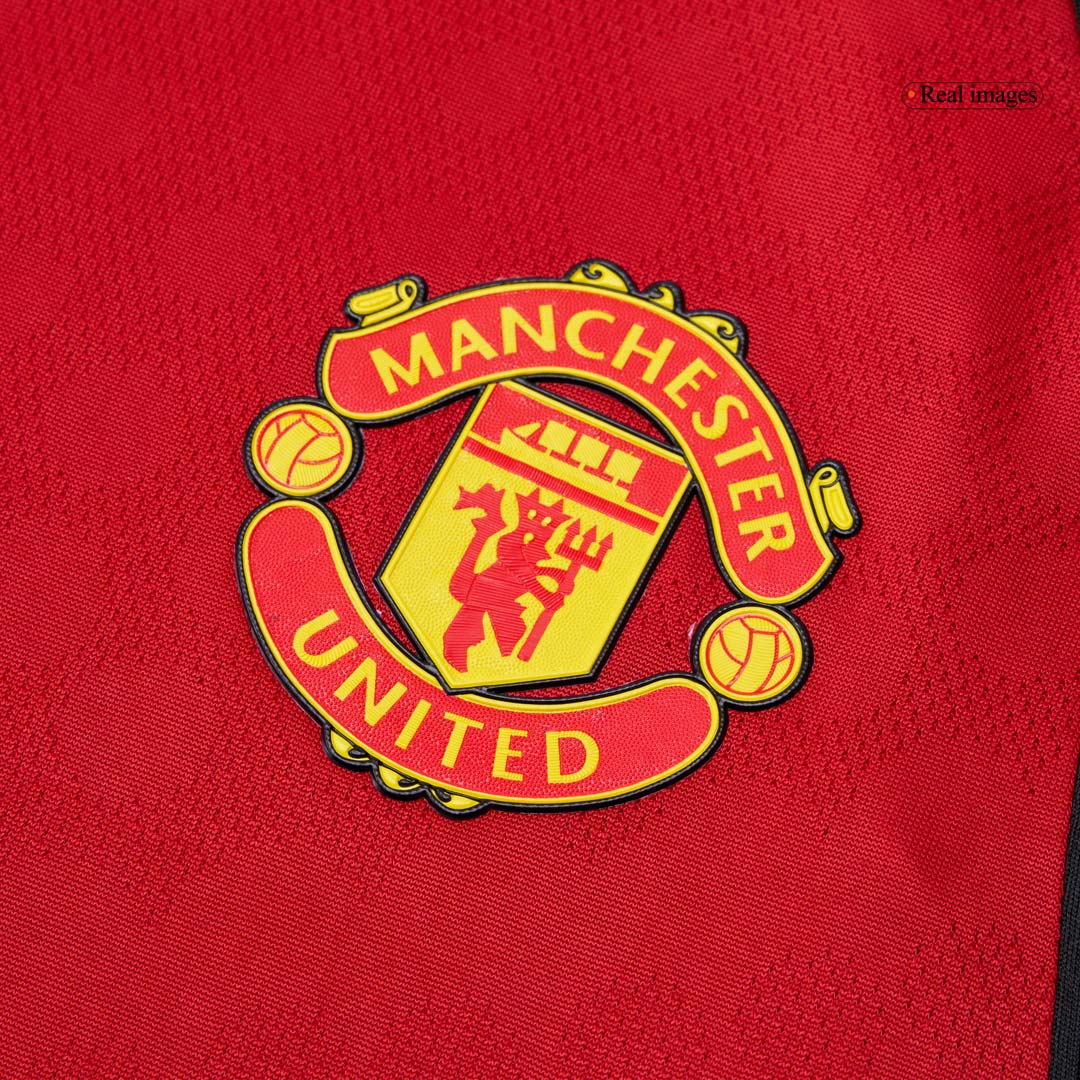 B.FERNANDES #8 Manchester United Home Match Jersey Player Version 2025/26