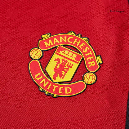 B.FERNANDES #8 Manchester United Home Match Jersey Player Version 2025/26