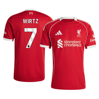 WIRTZ #7 Liverpool Home Jersey 2025/26